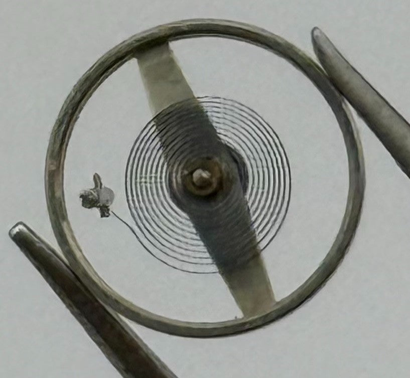 ST 69 Balance Wheel Complete And Spring 6¾x8’’’ Ronda 4848 Watch Movement Parts