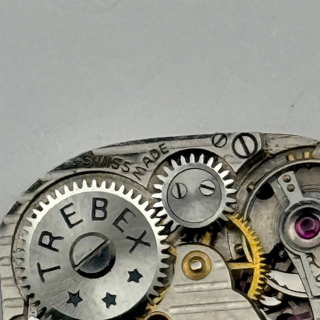 Ariste Racine Watch Movement Trebex 15J Swiss Manual Wind Parts Repair 12.7mm
