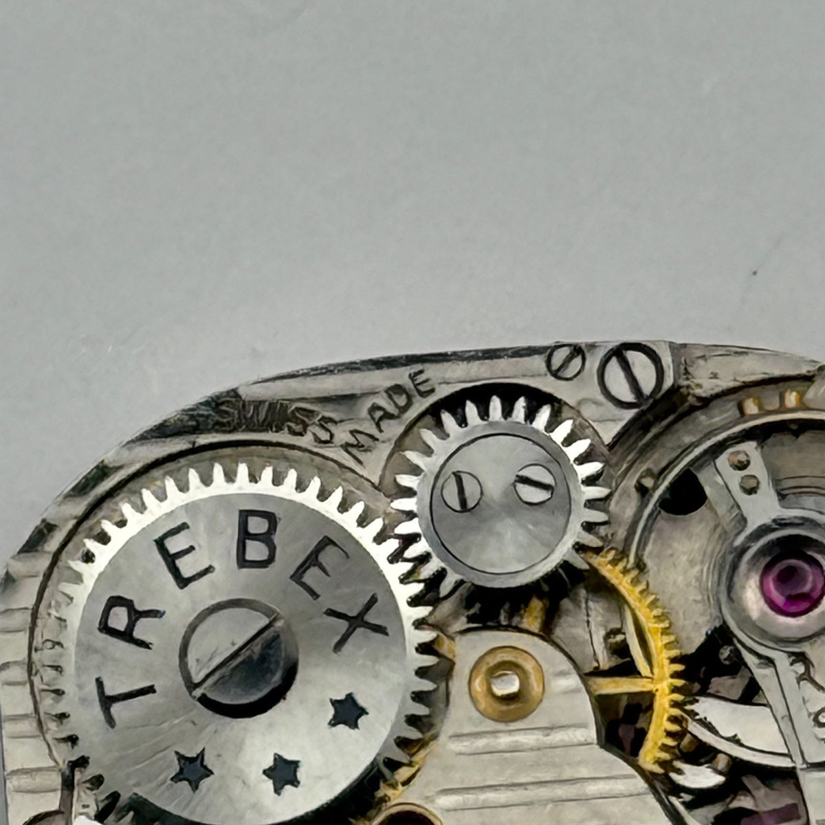 Ariste Racine Watch Movement Trebex 15J Swiss Manual Wind Parts Repair 12.7mm