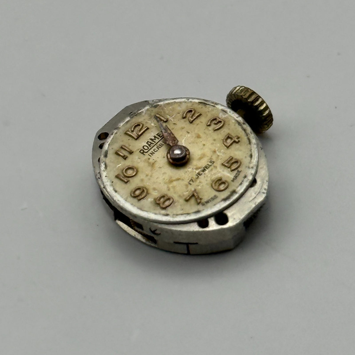 MST 389 Watch Movement Running Roamer 17J Swiss Manual Wind Parts Repair 13.1mm