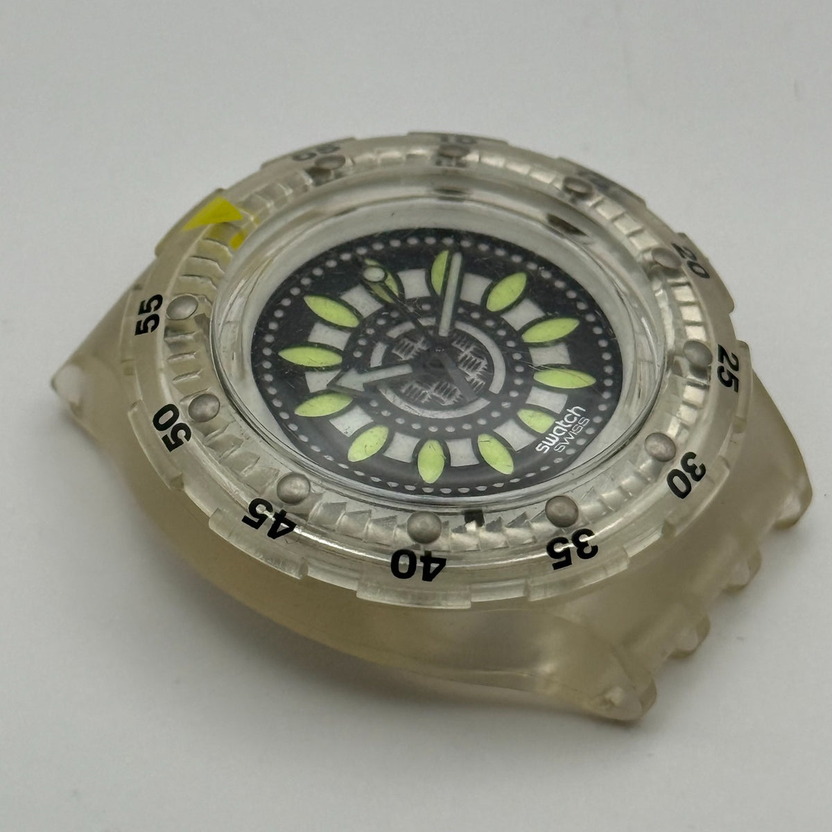 Vintage Swatch Scuba 200 Watch SDK907 Loomi Walk On 1996 ETA Quartz 40mm Parts 