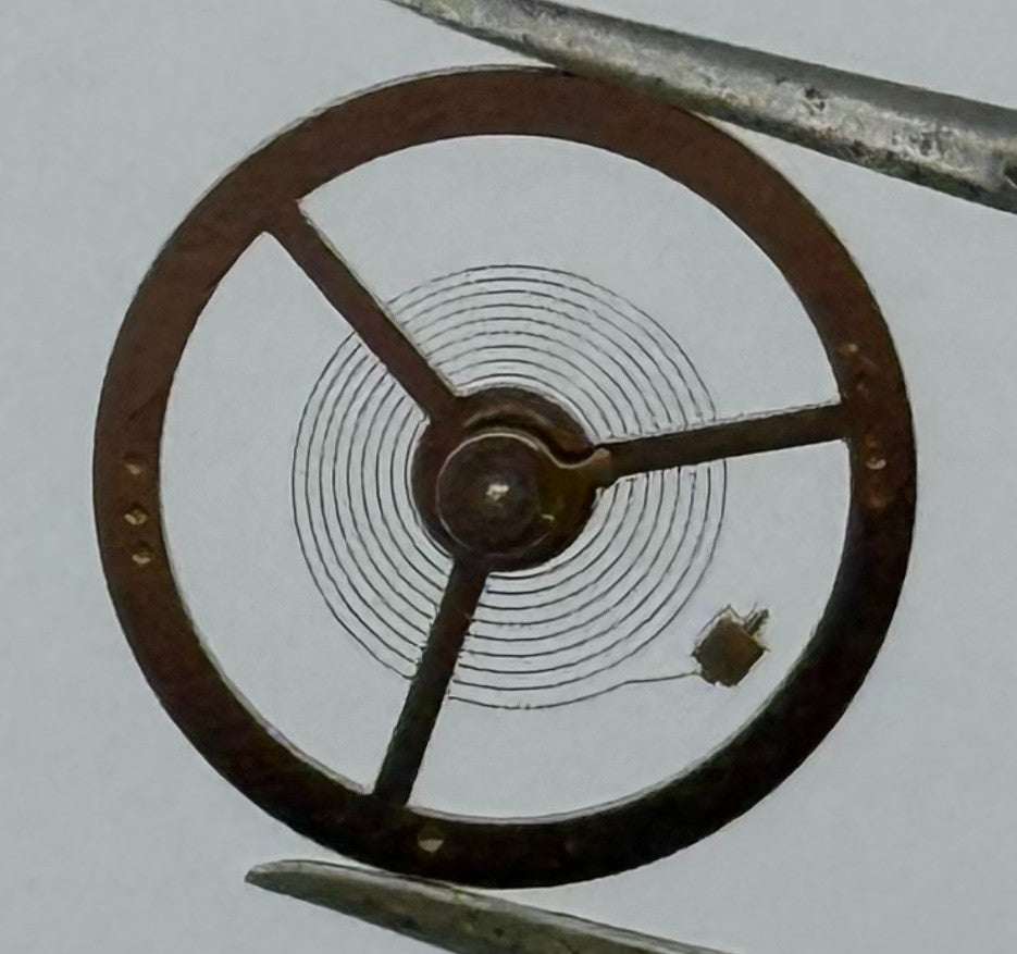 Brac 500 Balance Wheel Complete And Spring Renata 1636 Watch Movement Parts NOS