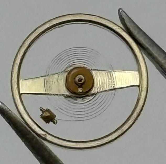 Ebosa 86 87 Balance Wheel Complete And Spring 8¾’’’ 1249 Watch Movement Parts