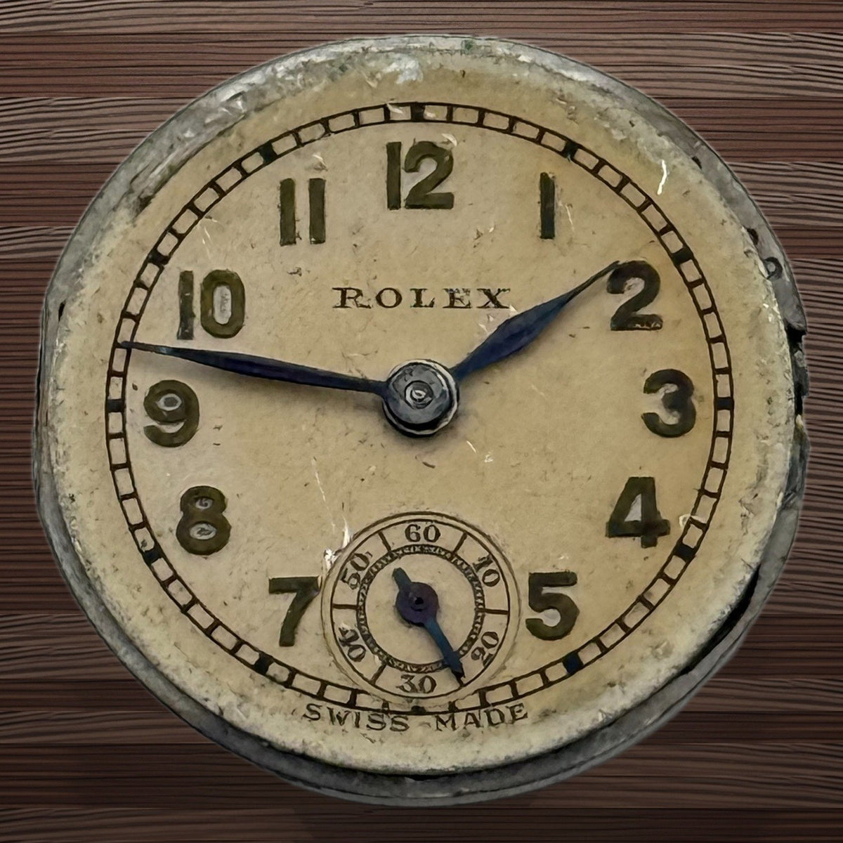 Rolex Prima Watch Movement - RARE Elinvar Hairspring For Restoration 19.4mm