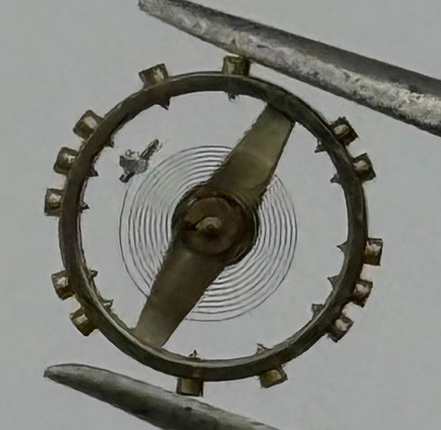 FEF 430 6600 Balance Wheel Complete And Spring Renata 943 M Watch Movement Parts