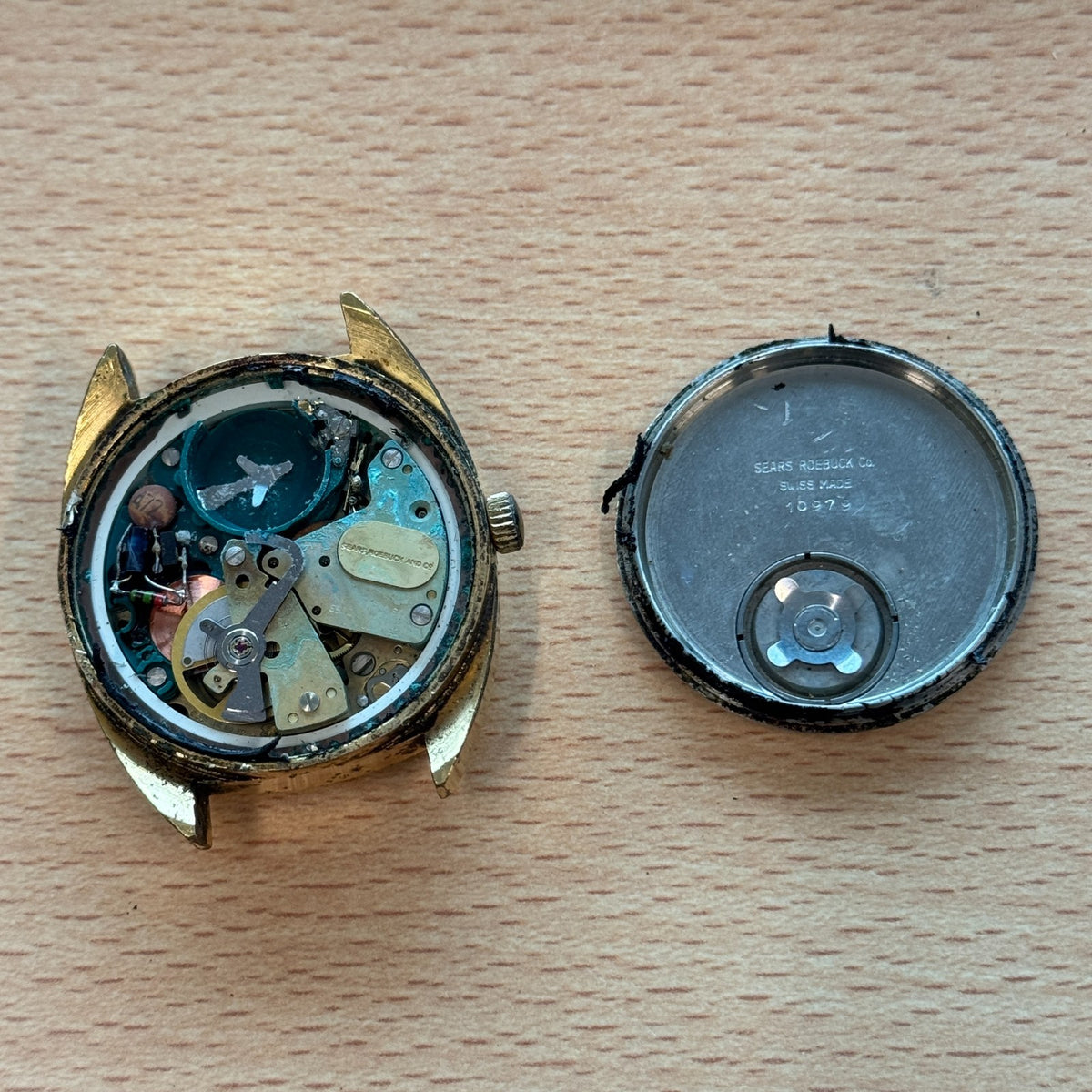Stellaris Electronic Transistorized Watch- ESA 9158 Movement - Parts / Repair