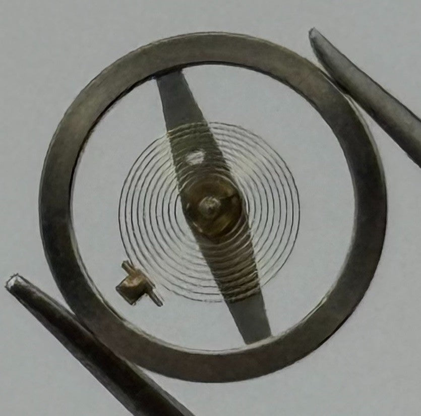 EB 8000 PL Balance Wheel Complete And Spring 1226 Watch Movement Parts NOS