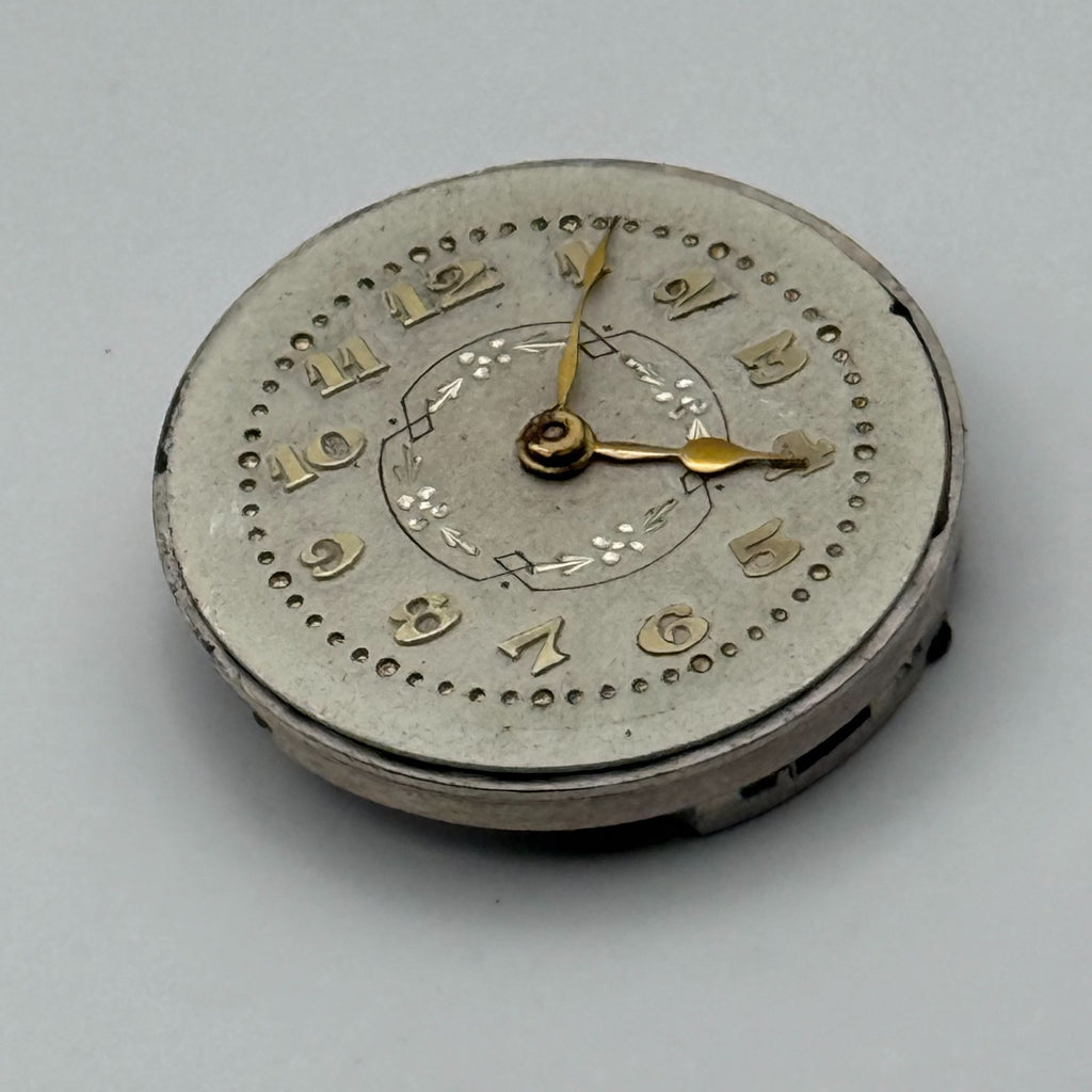 Unidentified Watch Movement Swiss Made Manual Wind Vintage Parts Repair 21.9mm