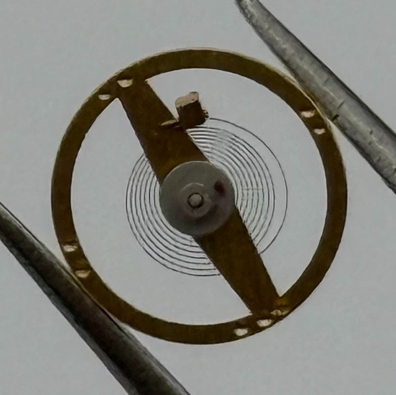 BFG 927 Balance Wheel Complete And Spring 6 3/4-8''' 1512 M Watch Movement Parts