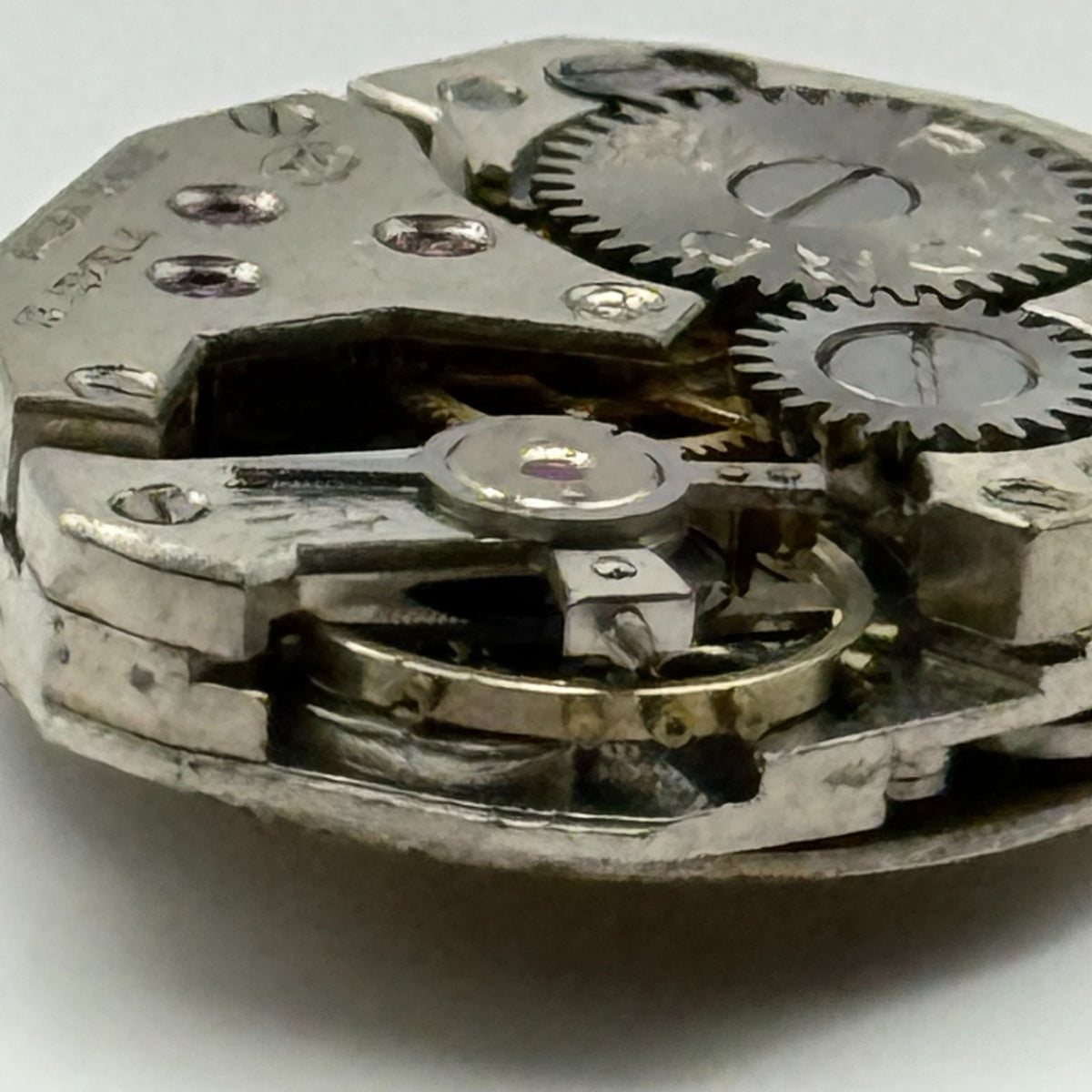 Record 75 Watch Movement Josmar 15 Jewels Swiss Manual Wind Parts Repair 15.2mm
