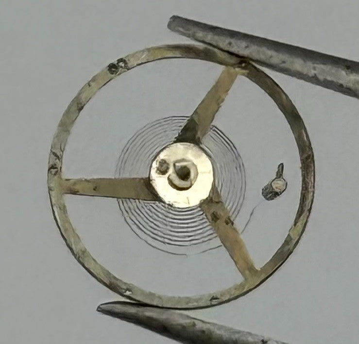 FEF 370 Balance Wheel Complete And Spring Renata 1169 Watch Movement Parts NOS