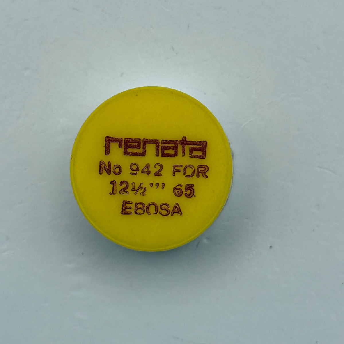 Ebosa 65 Balance Wheel Complete And Spring 12½''' 942 Watch Movement Parts NOS