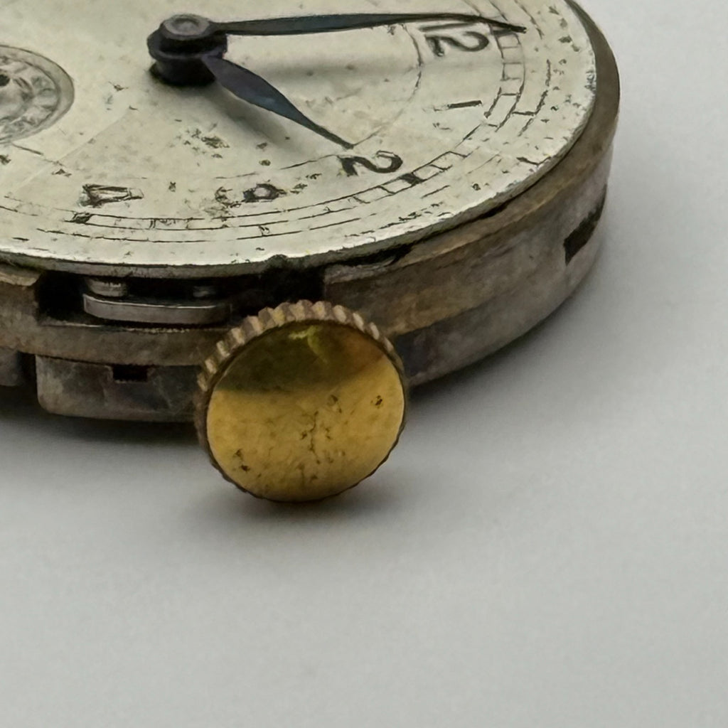 Peseux 60 Watch Movement Rotary 15 Jewels Swiss Manual Wind Parts Repair 18.6mm