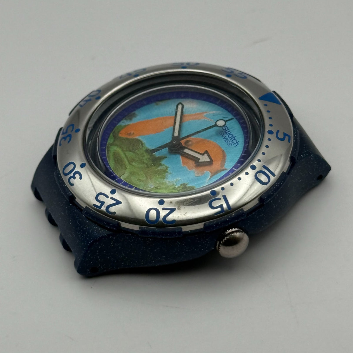 Vintage Swatch Scuba 200 Watch SDN112 Decompression 1994 Swiss 40mm Parts Repair