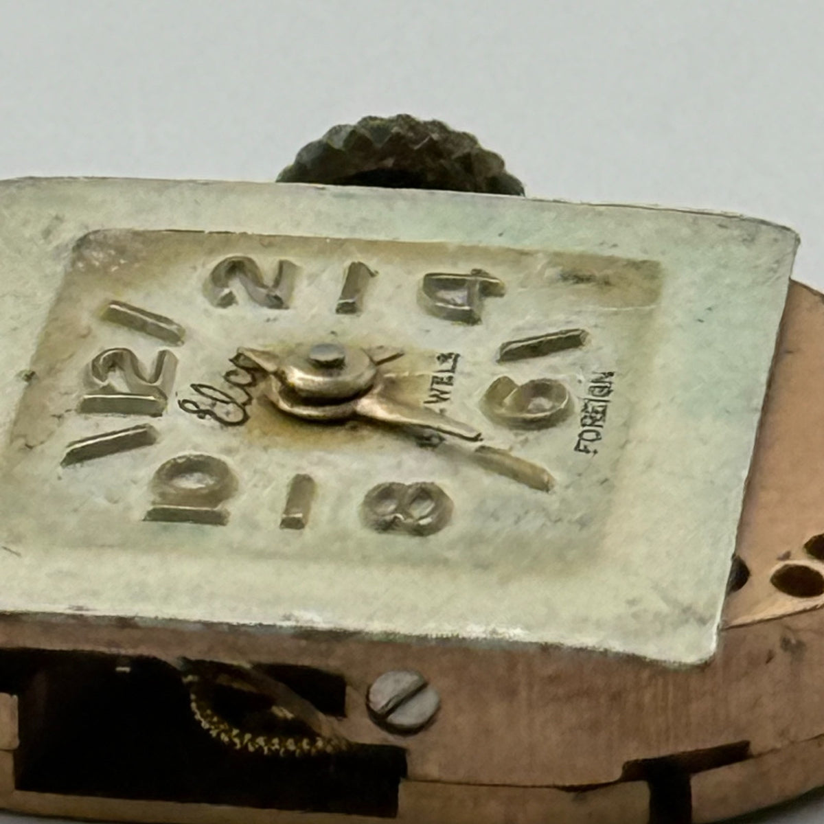 Hyppolyte Parrenin 25 Watch Movement Elco Swiss Manual Wind Parts Repair 12.7mm