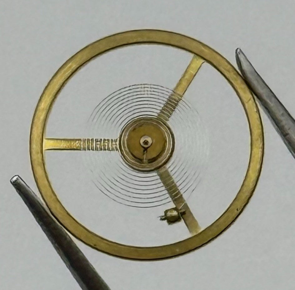 BFG 582/21 Balance Wheel Complete And Spring 13½''' 1840 Watch Movement NOS