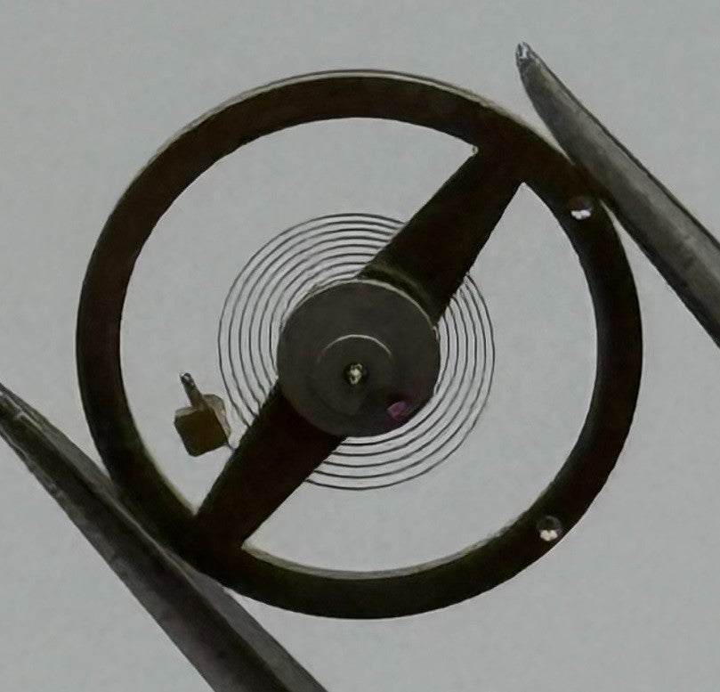 Amida 562 Balance Wheel Complete And Spring 8¾’’’ 874 Watch Movement Parts NOS