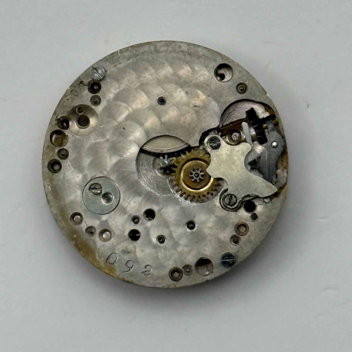 A. Calame & Fils 092 Watch Movement Trinitas Swiss Manual Wind Parts 22.1mm