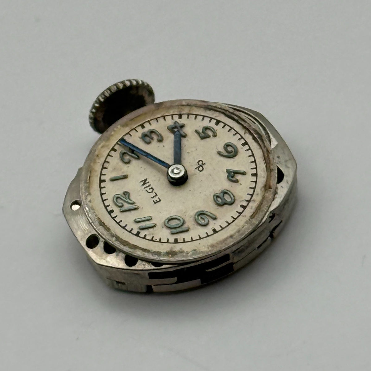 Elgin 702 Watch Movement 17 Jewels American Manual Wind Parts Repair 13.2mm