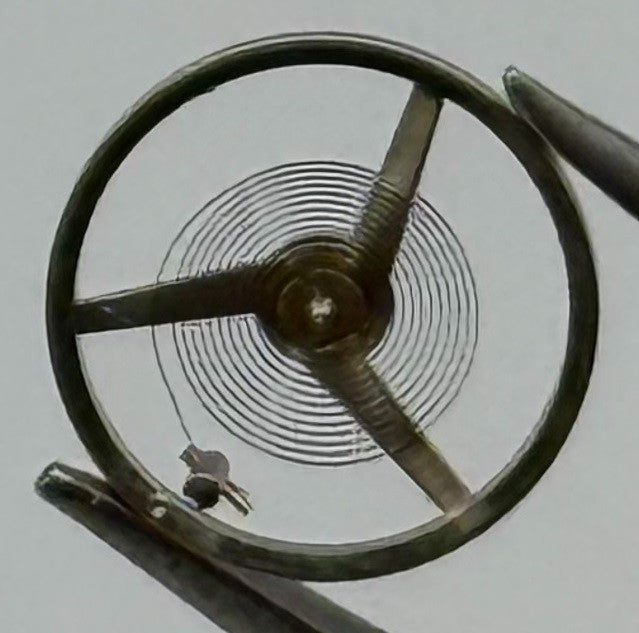 FHF 35 35-21 Balance Wheel Complete And Spring 7¾’’’ 5349 Watch Movement Parts