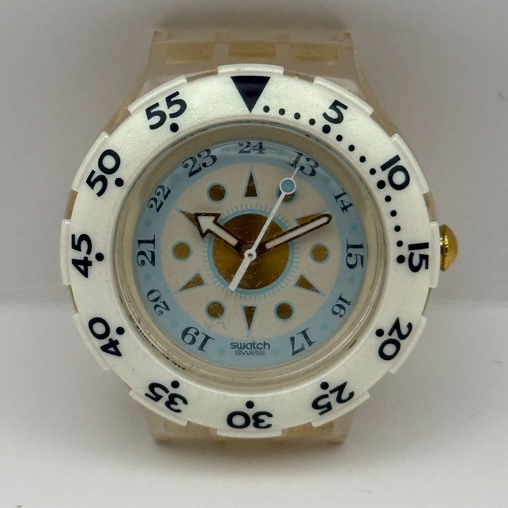 Vintage Swatch Scuba 200 Watch SDK126 Creme De La Creme 1996 Swiss 40mm Parts