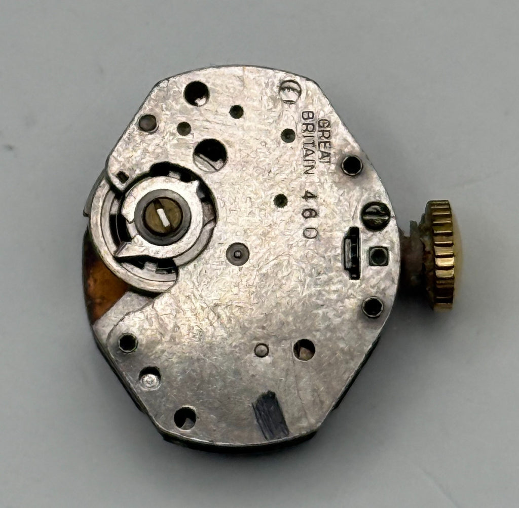 Timex 460 Watch Movement Saga Gt. Britain Manual Wind Parts Repair 14.7mm