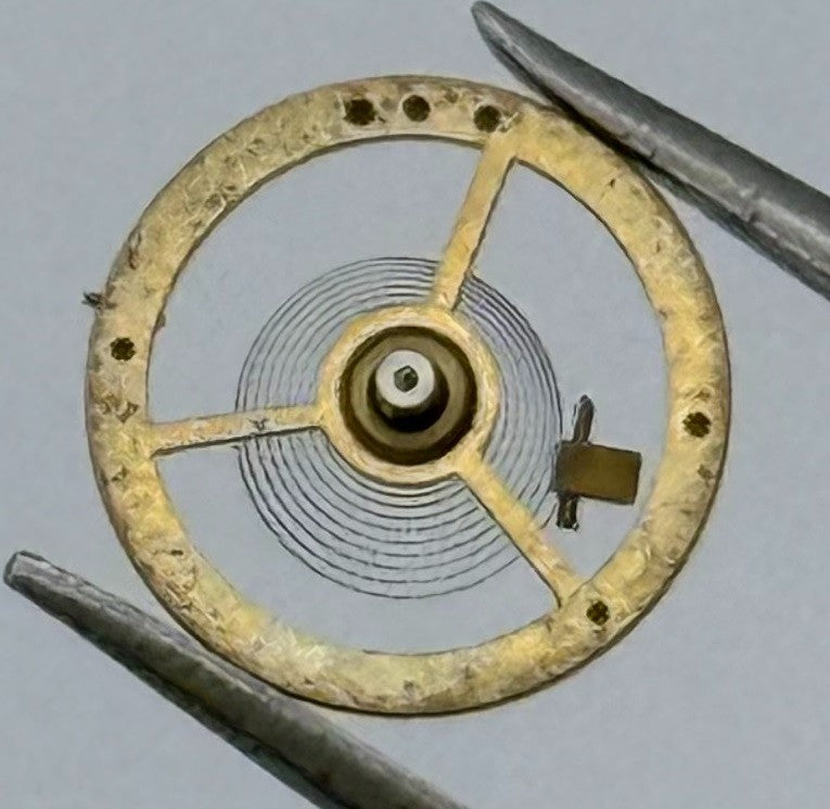 Lanco 5106 Balance Wheel Complete And Spring 5¼’’’ 621 Watch Movement Parts NOS