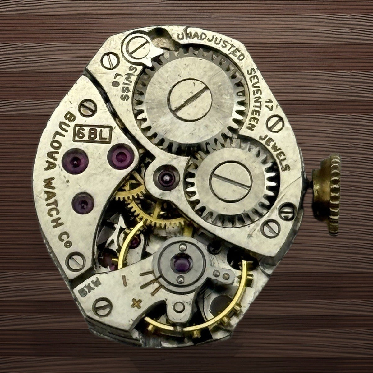 Bulova 6BL Watch Movement - Ladies - For Parts / Repair - 15.3mm