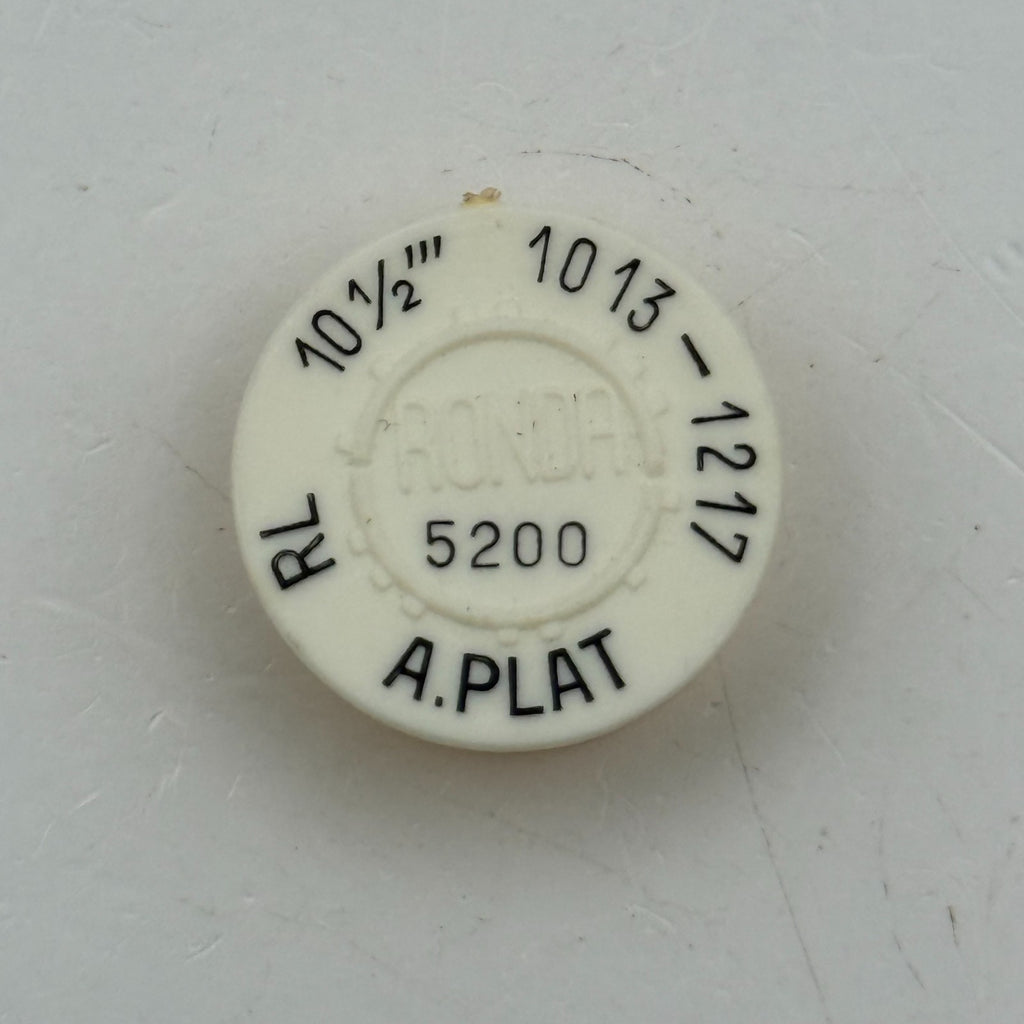 RL 1013 1217 Balance Wheel Complete And Spring 10½’’’ 5200 Watch Movement Parts