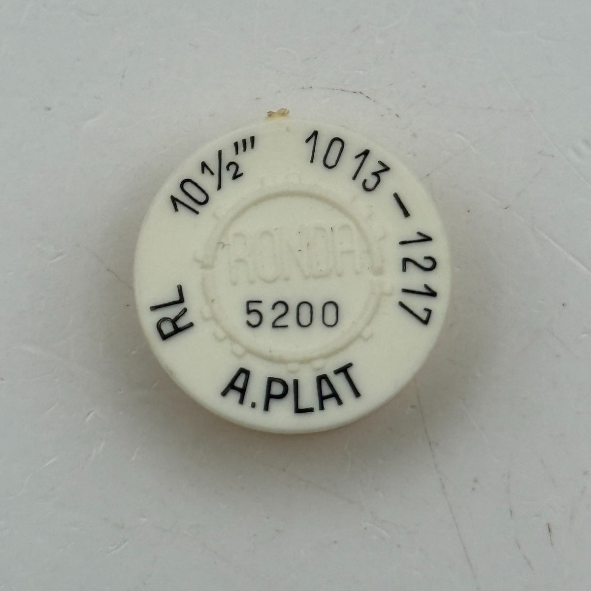 RL 1013 1217 Balance Wheel Complete And Spring 10½’’’ 5200 Watch Movement Parts