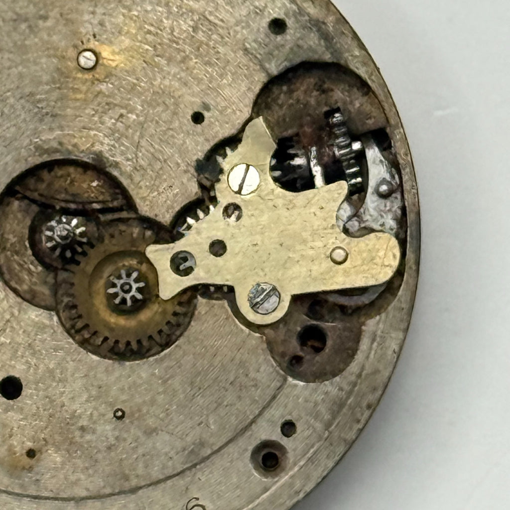 FHF Patent 51482 Watch Movement Swiss 7 Jewels Incomplete Parts Repair 29.2mm