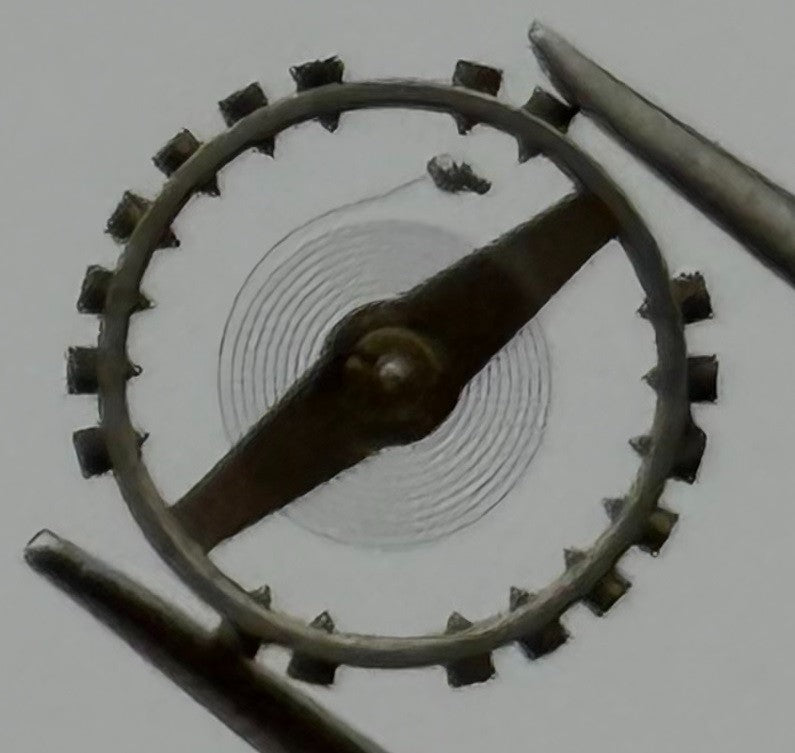 FHF 60 Balance Wheel Complete And Spring 6¾-8’’’ 200 M Watch Movement Parts NOS