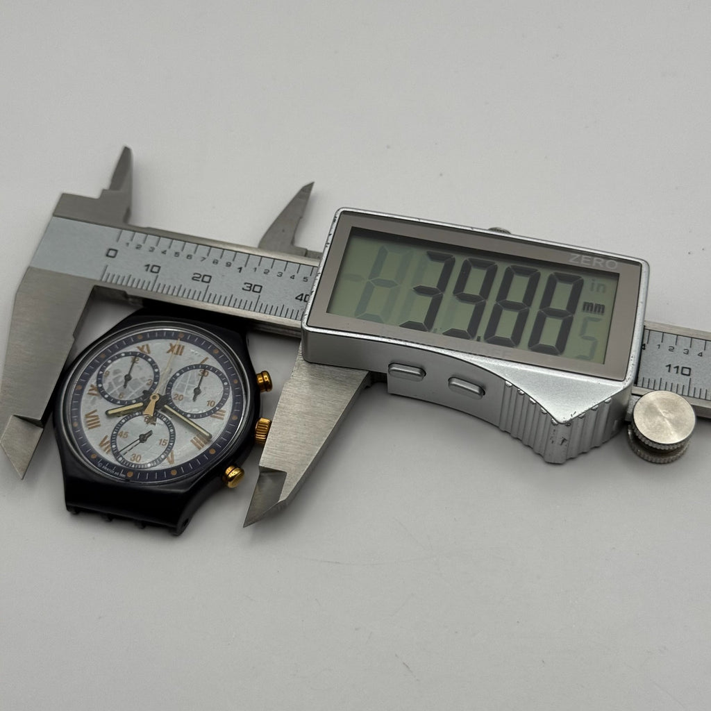 Vintage Swatch Chrono Watch SCN104 Timeless Zone 1991 ETA Quartz 39mm Parts
