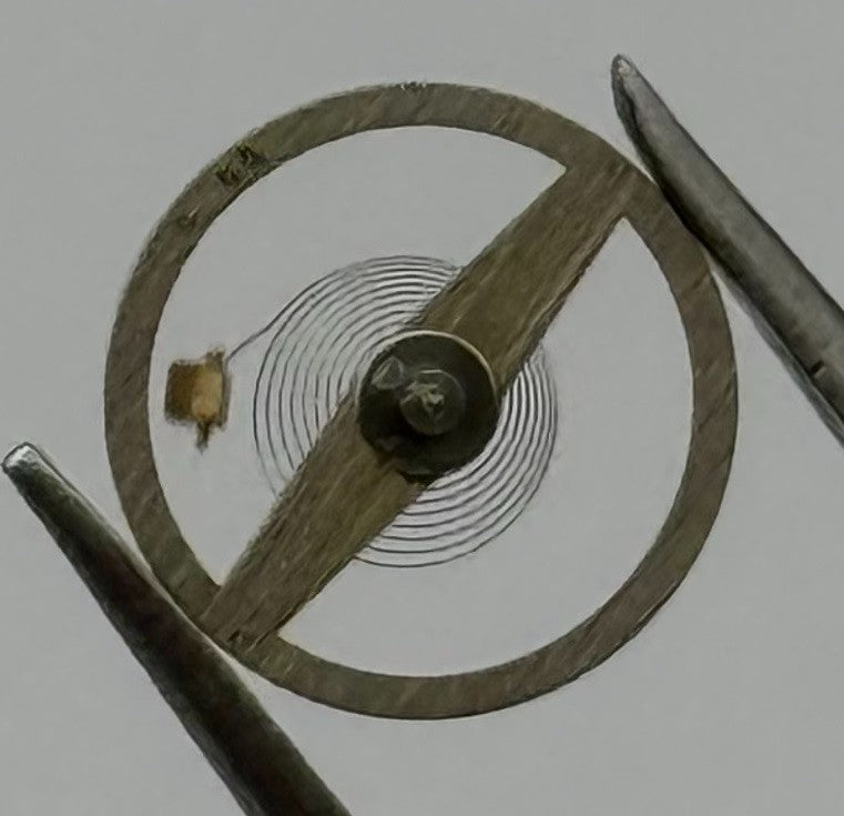 RW 75 Balance Wheel Complete And Spring 5¼’’’ 867 Watch Movement Parts NOS
