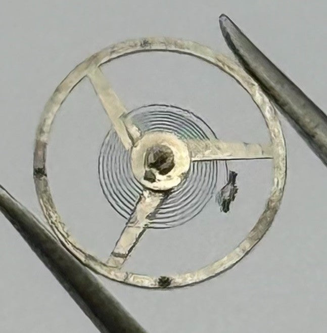 ETA 2487 Balance Wheel Complete And Spring Renata 1269 Watch Movement Parts NOS