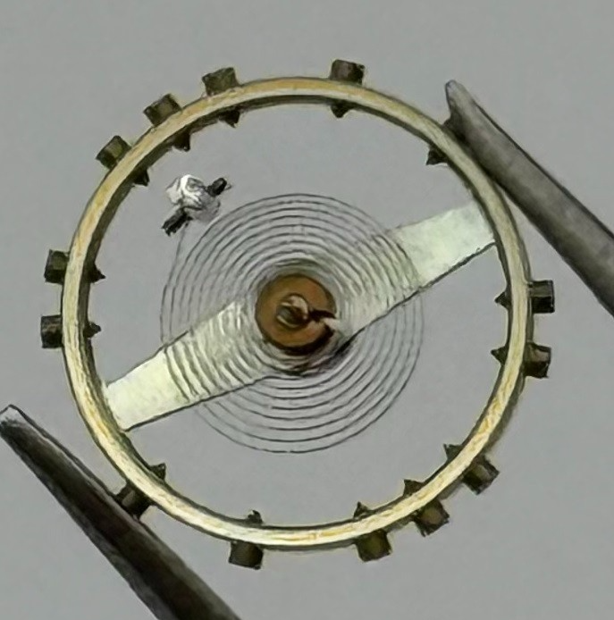 Cupillard 110 Balance Wheel Complete And Spring 5¼’’’ 169 Watch Movements Parts