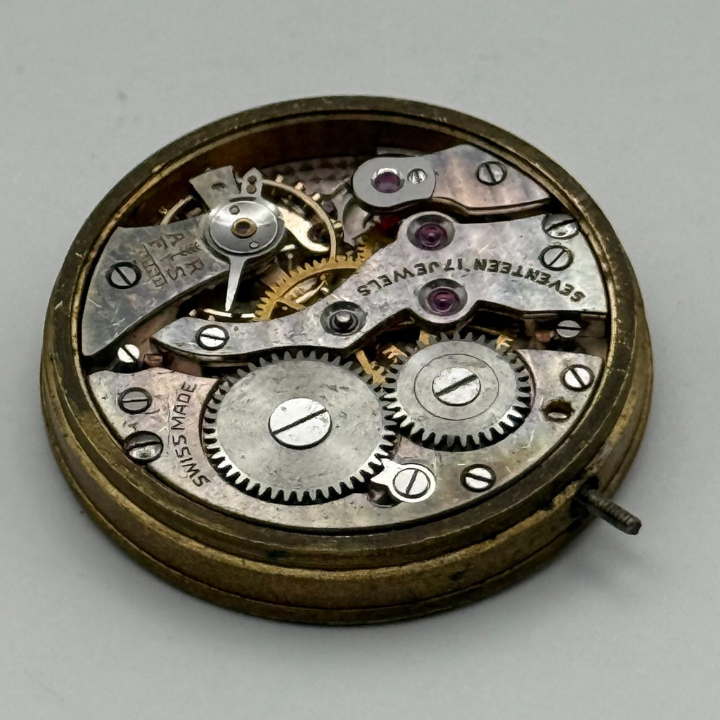 Kendal & Dent London Watch Movement - 17 Jewels - For Parts / Repair - 27mm