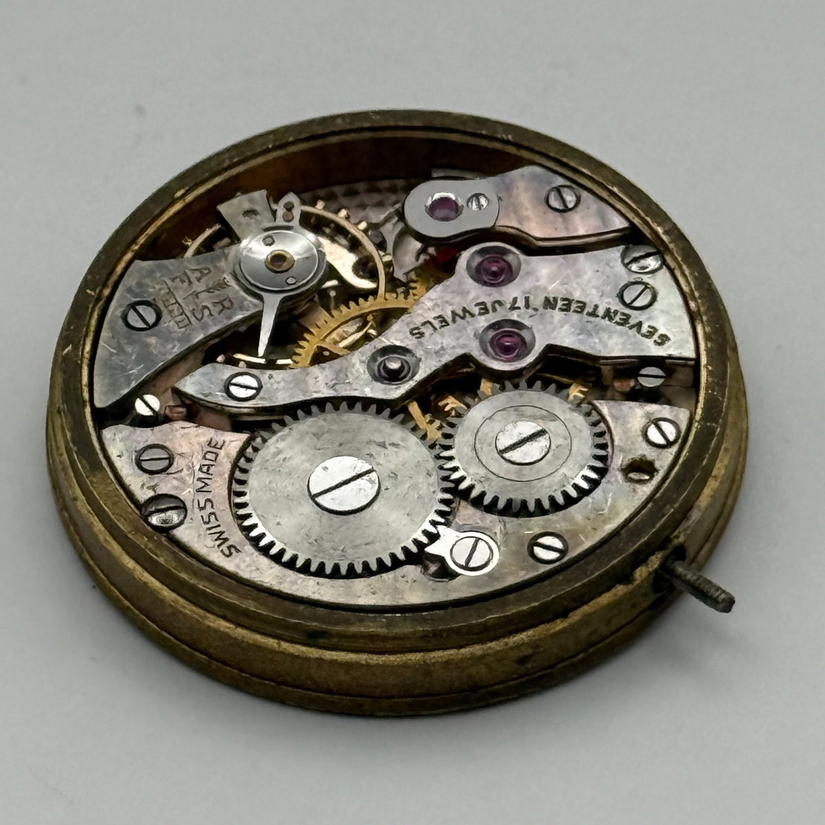 Kendal & Dent London Watch Movement - 17 Jewels - For Parts / Repair - 27mm