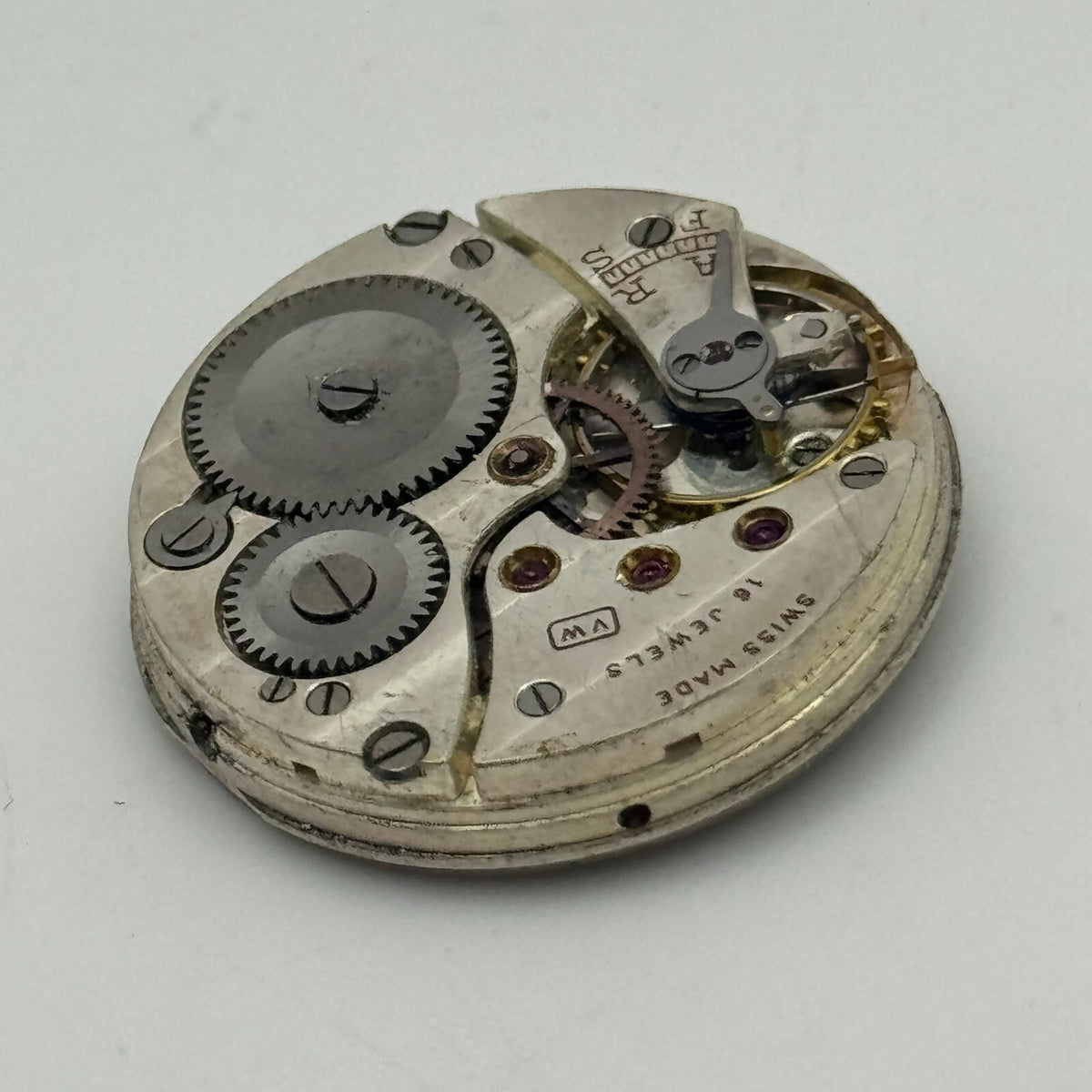 Revue VW Watch Movement Vertex High Grade Manual Wind Swiss Parts Repair 25.3mm 