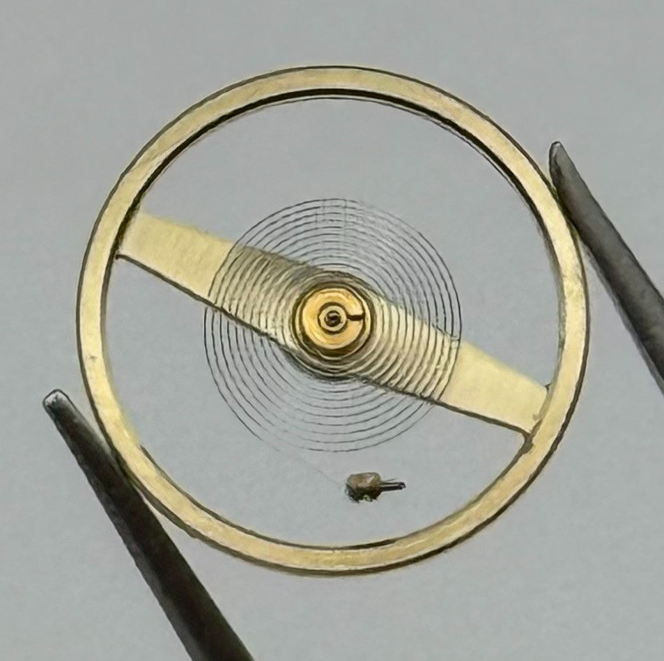 Oris 461 Balance Wheel Complete And Spring 10½’’’ 381 Watch Movement Parts NOS