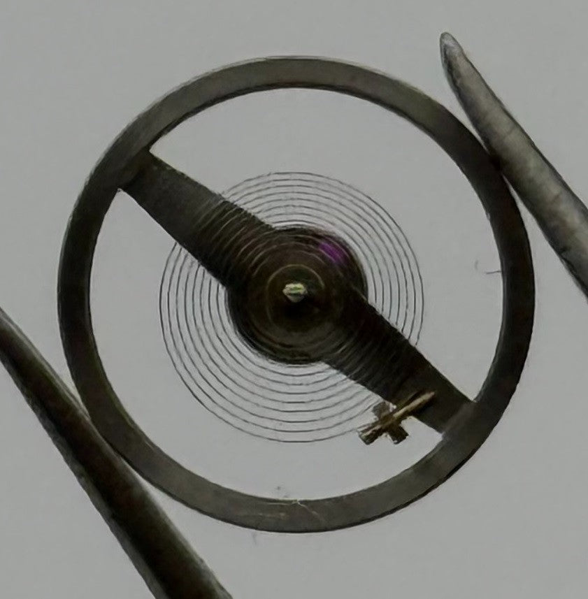 Spec Balance Wheel Complete And Spring 10½’’’ Watch Movement Parts NOS