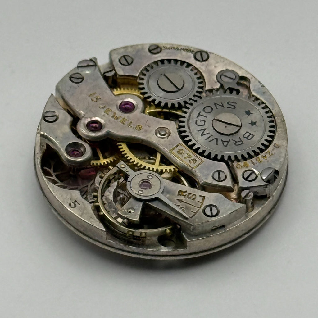 Bravingtons 975 Watch Movement Renown Sub Seconds Manual Vintage Parts 21.9mm