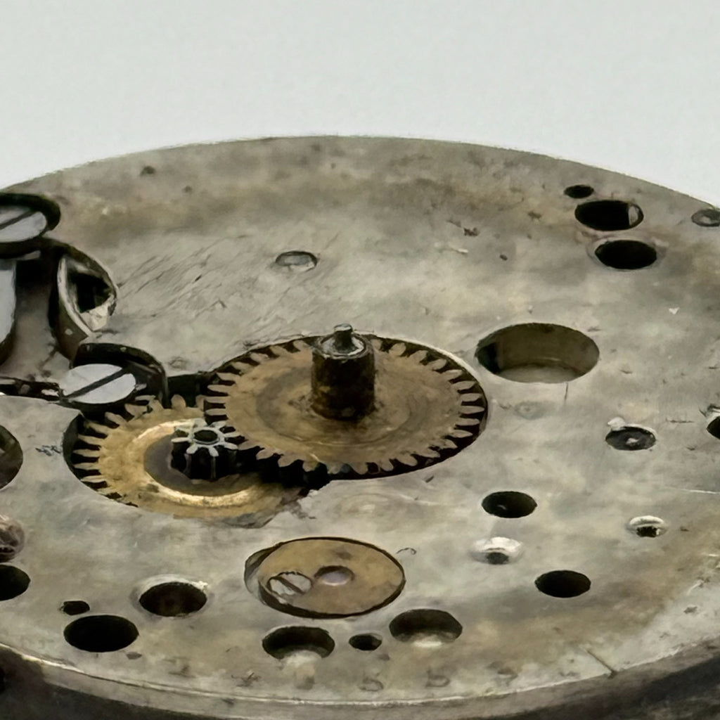 Unidentified Watch Movement Manual Wind Vintage Parts Repair Spares 24.1mm