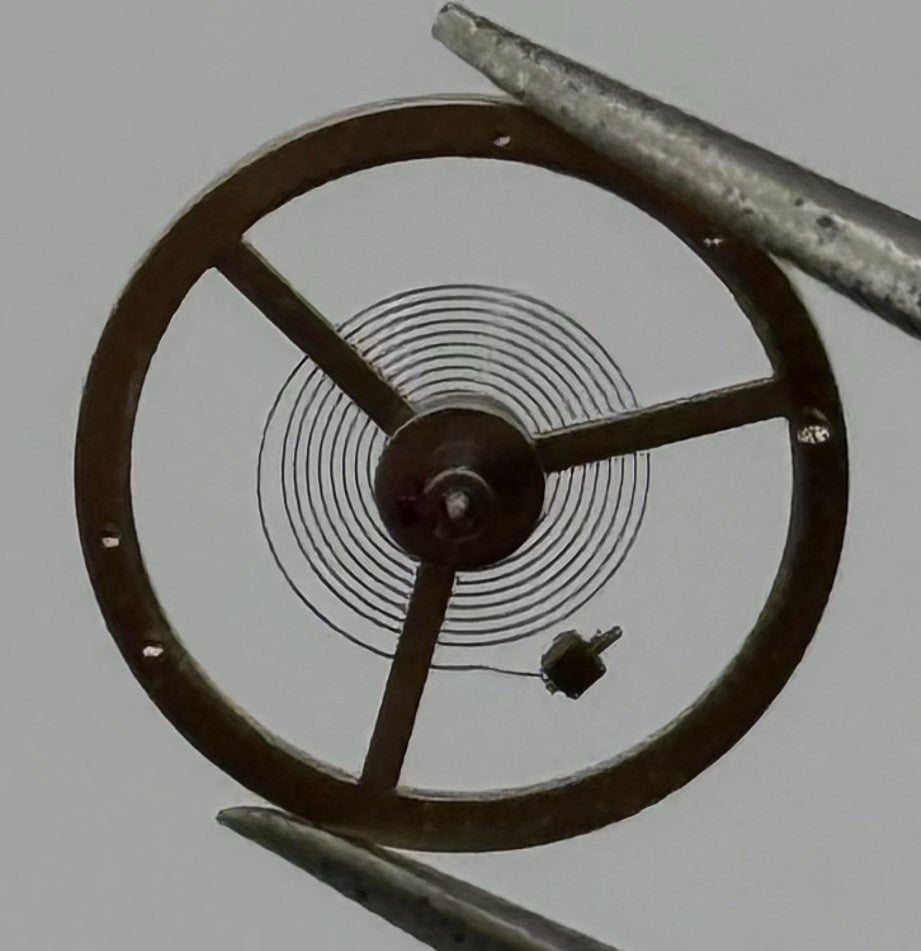 Ebosa 65 Balance Wheel Complete And Spring 12½’’’ 942 Watch Movement Parts NOS