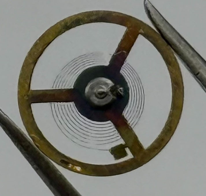 Rego 311 Balance Wheel Complete And Spring 8¾’’’ 706 Watch Movement Parts NOS