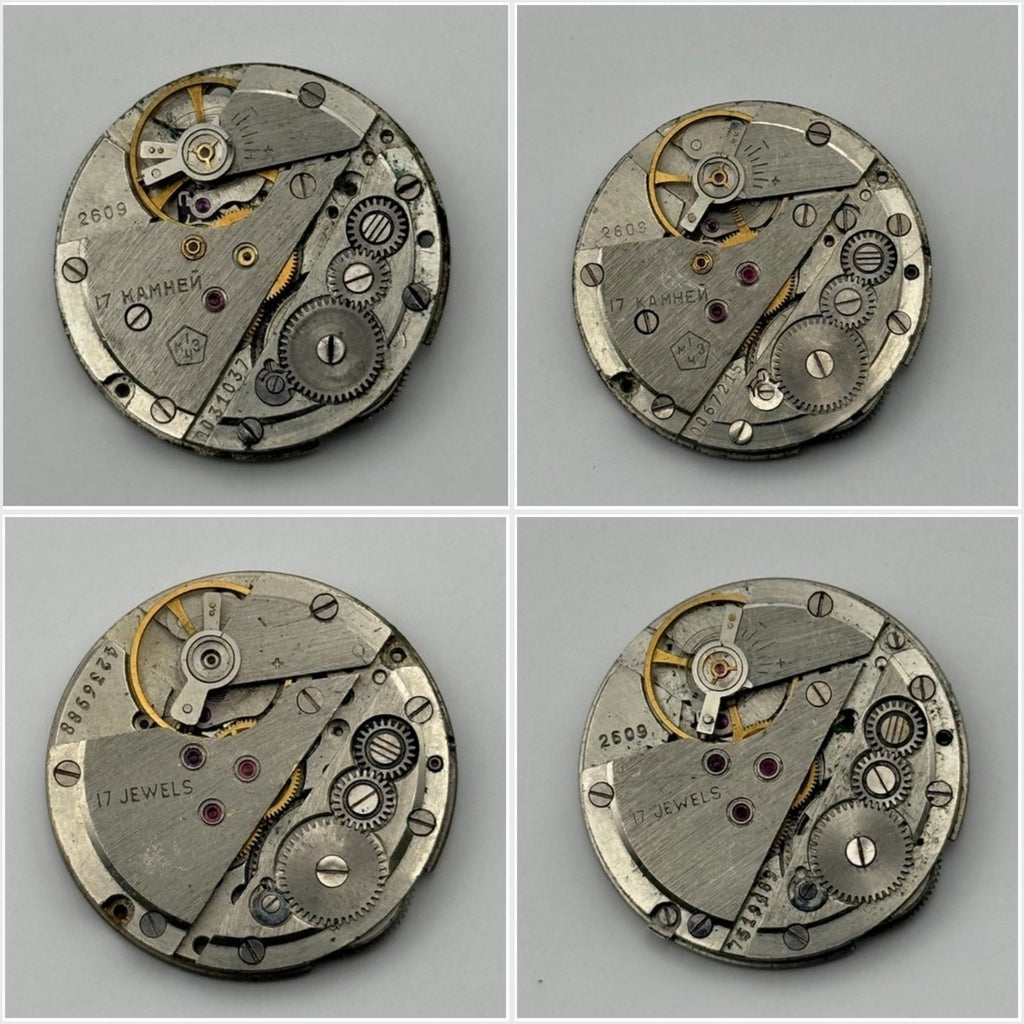 Poljot 2609 Watch Movement - For Parts / Repair - Select From Available Options