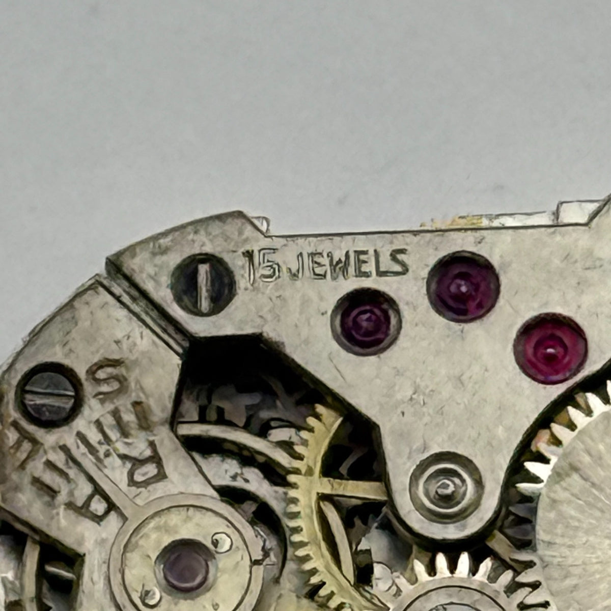 FEF 270 Watch Movement 15 Jewels Swiss Manual Wind Vintage Parts Repair 12.8mm