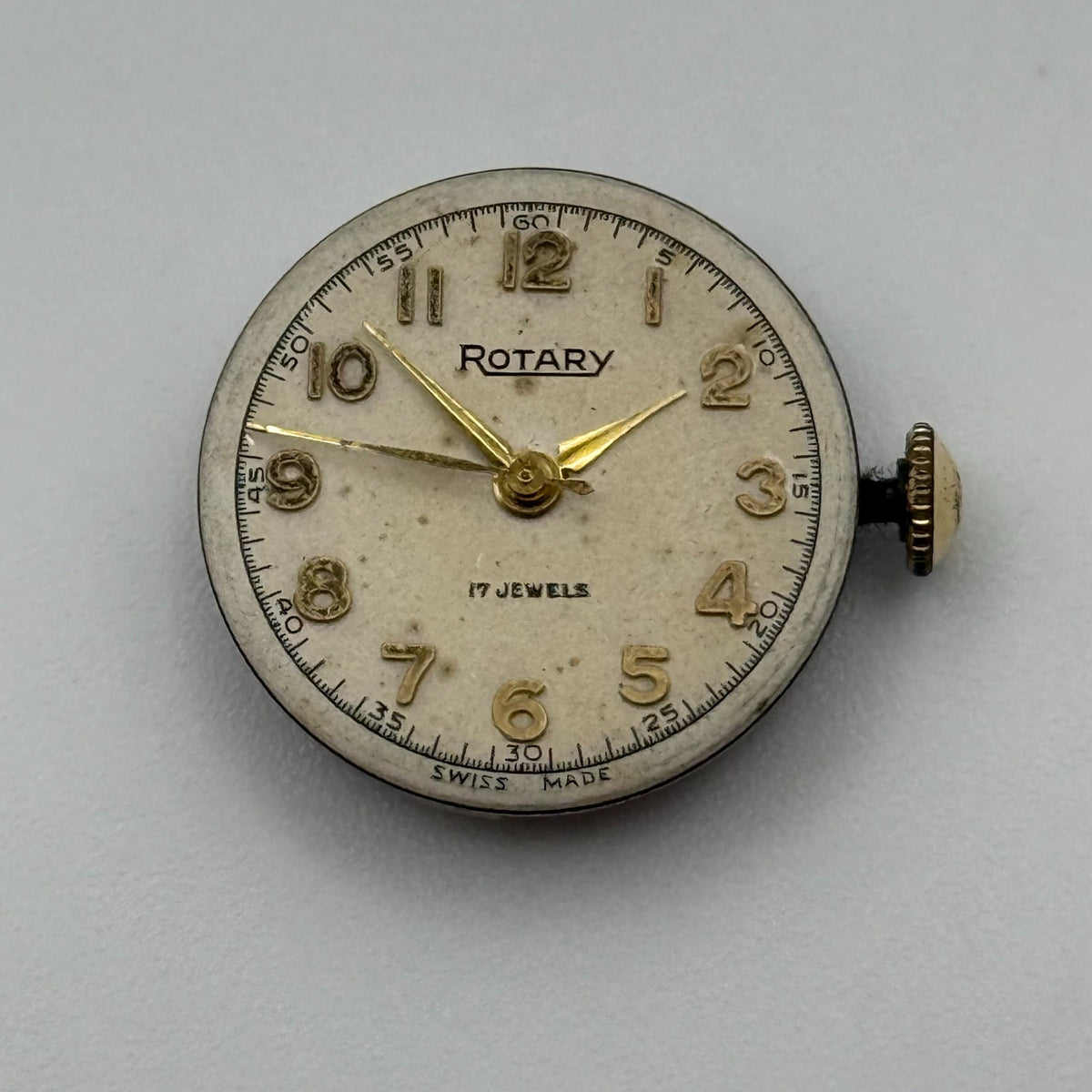 ETA 1301  Watch Movement - Rotary 775 - For Parts / Repair
