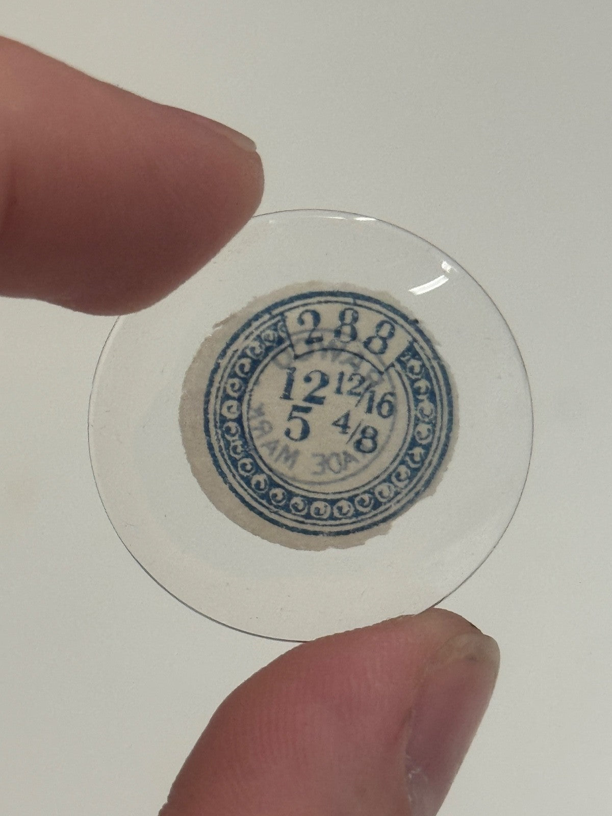 Antique Pocket Watch Glass Crystal - Choose From Available Sizes - Rawco - NOS