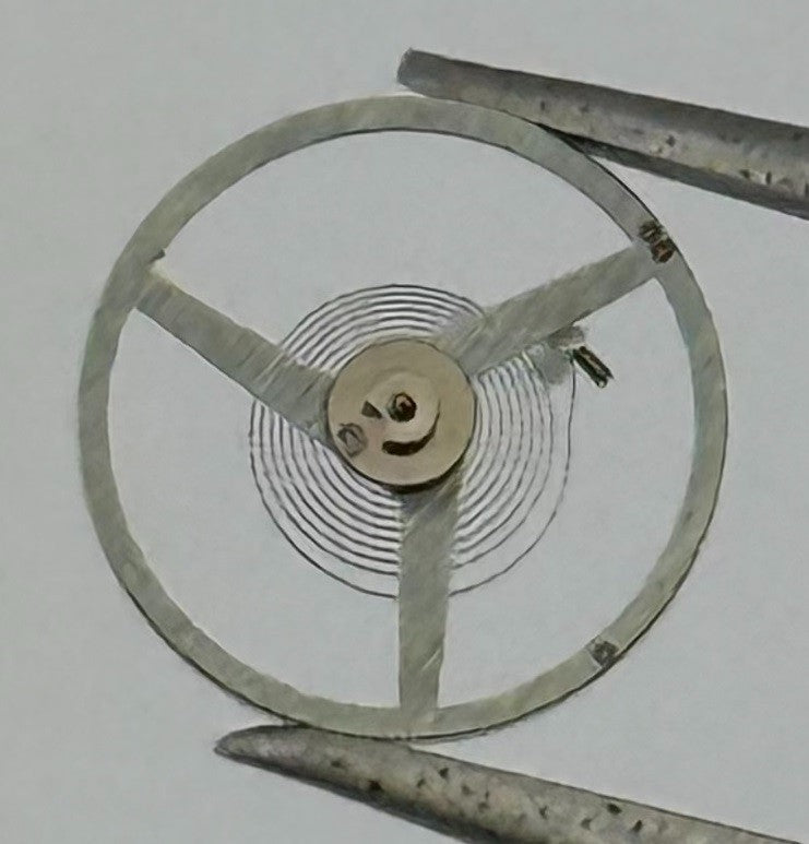 FEF 270 Balance Wheel Complete And Spring 5¼’’’ Bergeon 1470 Watch Movement Part